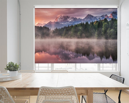 Sunrise At The Lake Printed Picture Photo Roller Blind - 1X796509 - Art Fever - Art Fever
