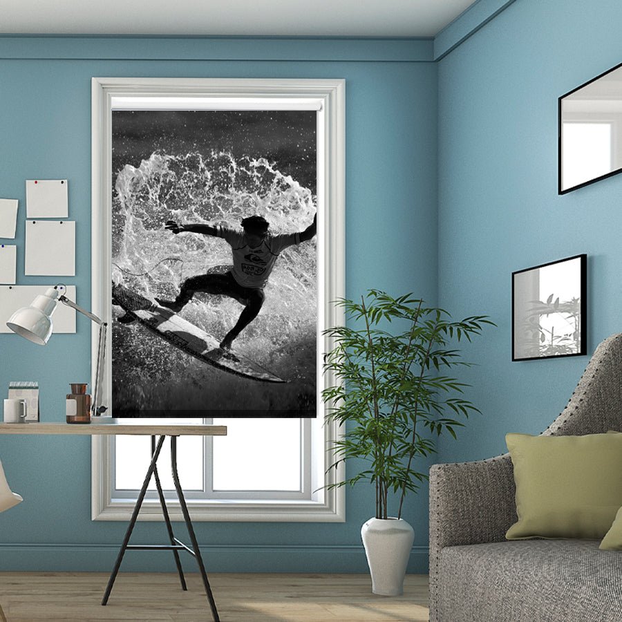 Surfer Printed Picture Photo Roller Blind - 1X2234607 - Art Fever - Art Fever