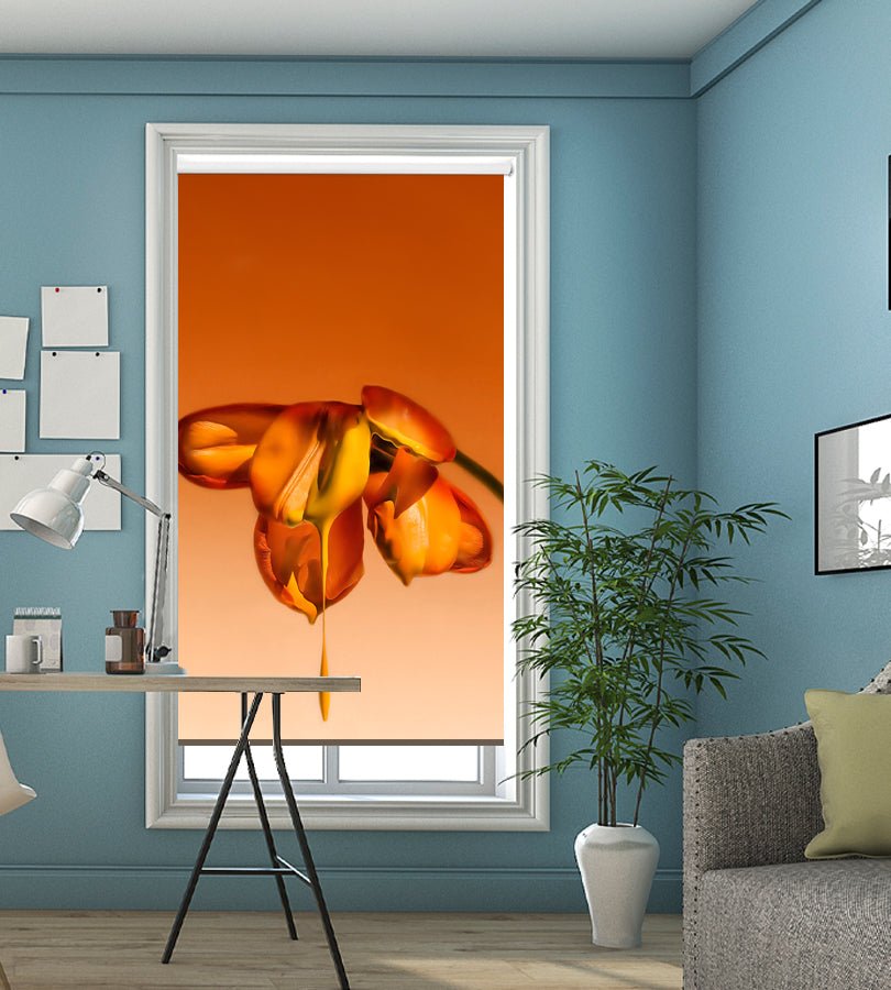 Tears of a flower Salvador Dali Style Printed Picture Window Blinds