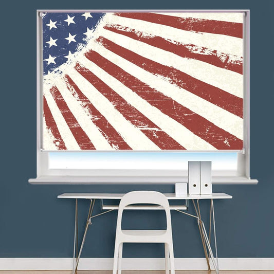 The American Flag Stars & Stripes Printed Photo Picture Roller Blind - RB722 - Art Fever - Art Fever