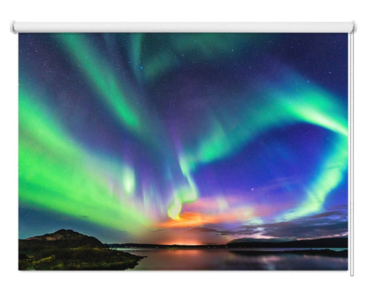 The Aurora In Iceland Printed Picture Photo Roller Blind- 1X1756784 - Art Fever - Art Fever