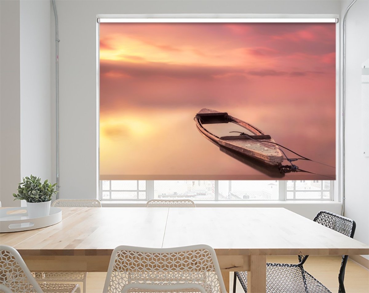 The Boat Printed Picture Photo Roller Blind - 1X1392486 - Art Fever - Art Fever