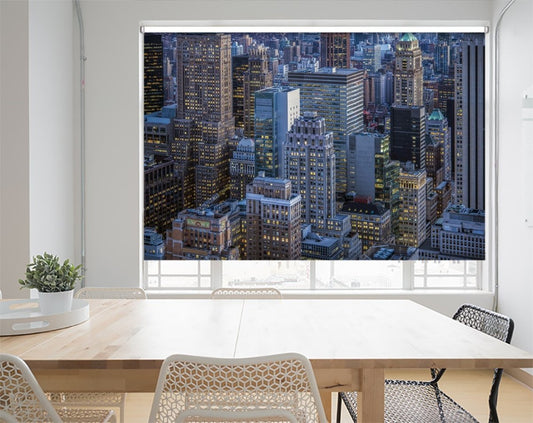 The City That Never Sleeps New York Printed Picture Photo Roller Blind- 1X1602234 - Art Fever - Art Fever