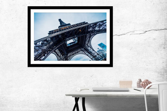 The Eiffel Tower In Paris Framed Mounted Print Picture - FP53 - Art Fever - Art Fever
