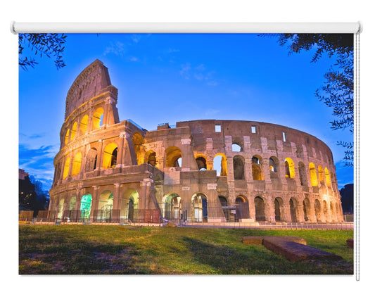 The evening Colosseum Printed Picture Photo Roller Blind - RB1307 - Art Fever - Art Fever
