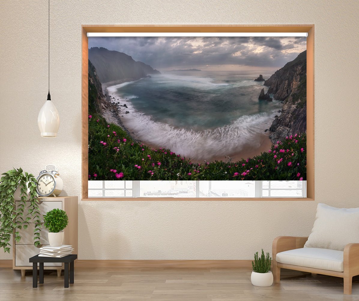 The Fog and the Flowers Printed Picture Photo Roller Blind - 1X2250537 - Art Fever - Art Fever