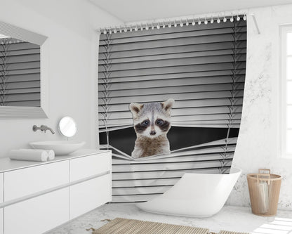 Printed Shower Curtains The King Rac Rocket Animal Bathroom Decor Custom Art Fever