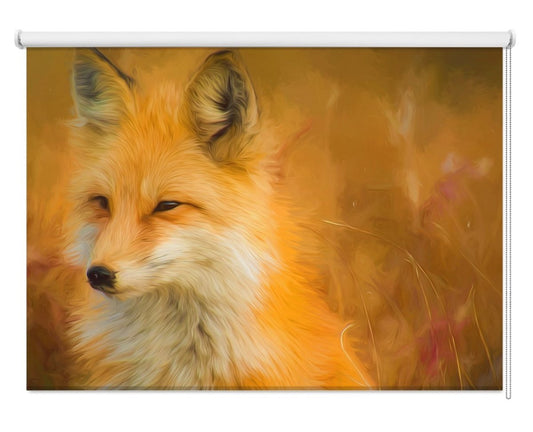 The Red Fox in Pastels Printed Roller Blind - RB1117 - Art Fever - Art Fever