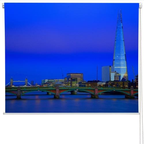The shard at night Printed Picture Photo Roller Blind - RB273 - Art Fever - Art Fever