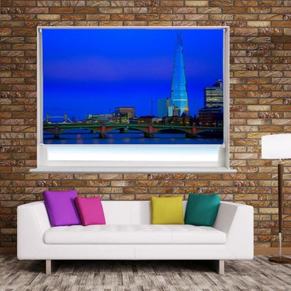 The shard at night Printed Picture Photo Roller Blind - RB273 - Art Fever - Art Fever