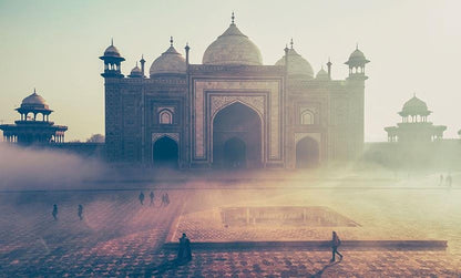 The Taj Mahal in fog Photo Printed Picture Roller Blind - RB578 - Art Fever - Art Fever