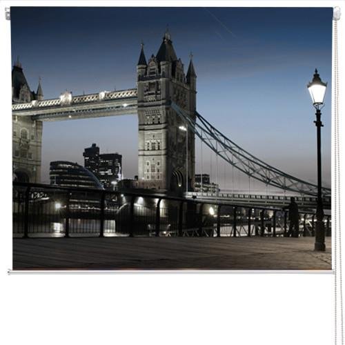 The Tower Bridge In London Motion Printed Picture Photo Roller Blind - RB271 - Art Fever - Art Fever