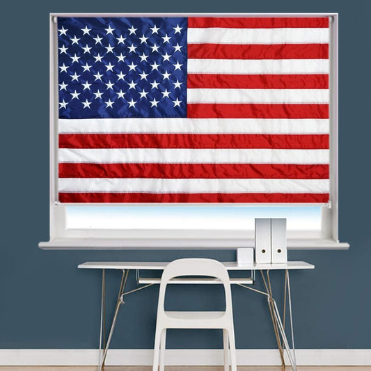 The United States Flag Printed Photo Picture Roller Blind - RB723 - Art Fever - Art Fever