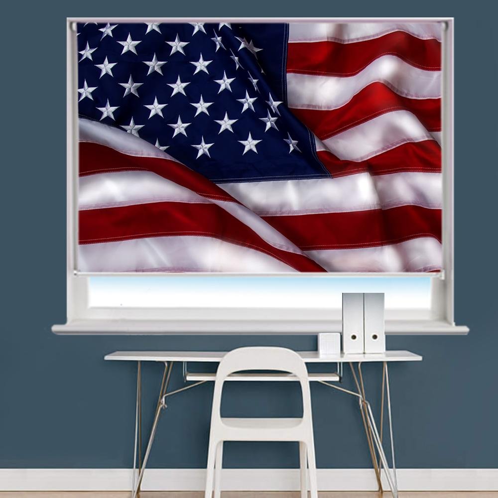 The USA flag Printed Photo Picture Roller Blind - RB721 - Art Fever - Art Fever