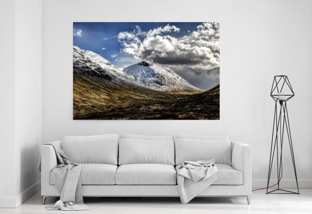 Through The Magical Glen Coe Valley Scotland Printed Canvas Print Picture - SPC221 - Art Fever - Art Fever