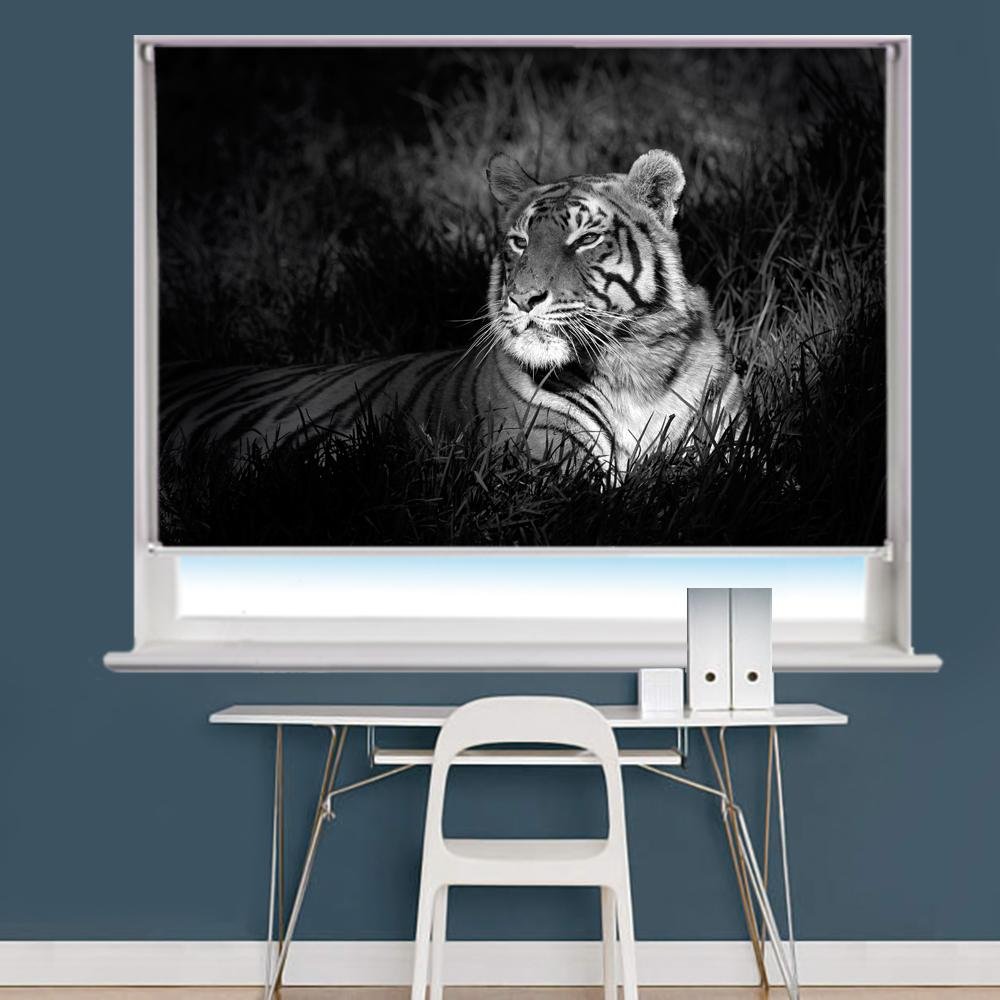 Tiger Chilling Image Printed Roller Blind - RB960 - Art Fever - Art Fever