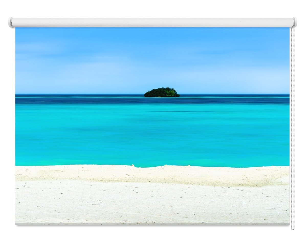 Tropical Beach Printed Picture Photo Roller Blind- 1X1263676 - Art Fever - Art Fever
