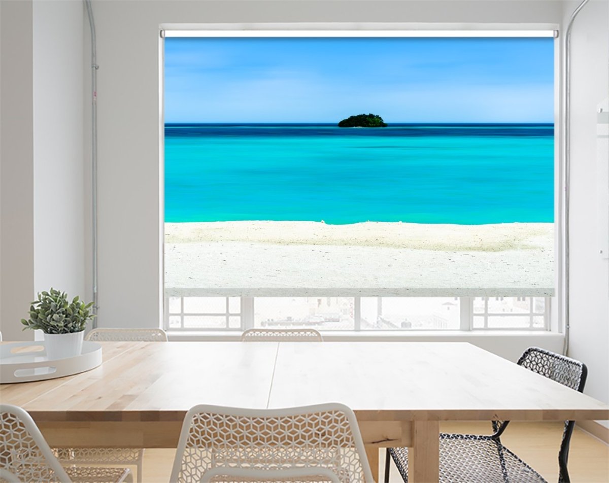 Tropical Beach Printed Picture Photo Roller Blind- 1X1263676 - Art Fever - Art Fever