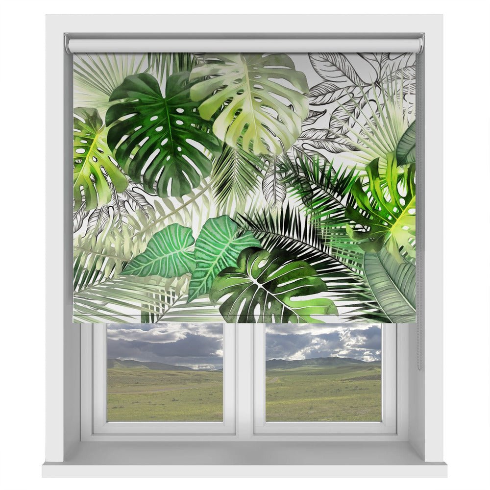 Tropical Jungle Foliage 01 Printed Picture Photo Roller Blind - 1X2584146 - Pictufy - Art Fever
