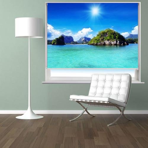 Tropical Printed Photo Picture Roller Blind - RB54 - Art Fever - Art Fever