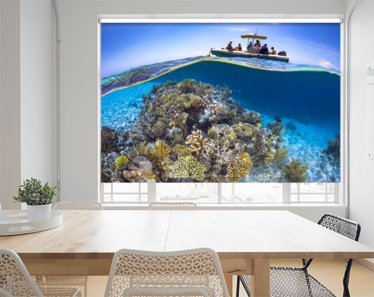 Tropical Reef Printed Picture Photo Roller Blind- 1X1978821 - Art Fever - Art Fever