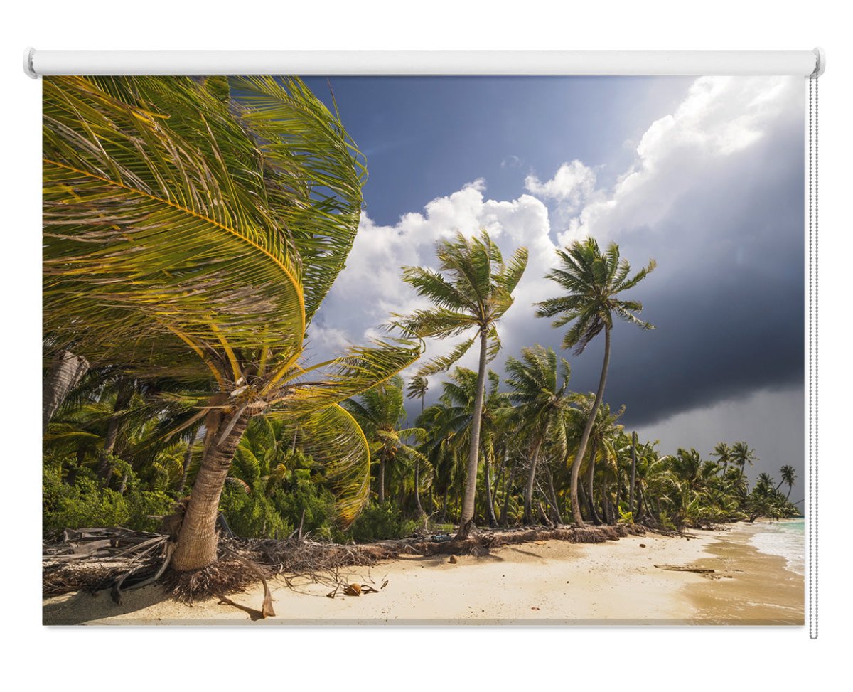 Tropical Thunderstorm Printed Picture Photo Roller Blind - 1X1968246 - Art Fever - Art Fever