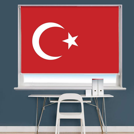 Turkish Turkey Flag Printed Picture Roller Blind - RB759 - Art Fever - Art Fever