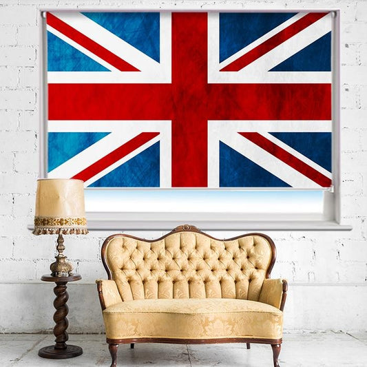 Union Jack British Flag Printed Picture Photo Roller Blind - RB656 - Art Fever - Art Fever
