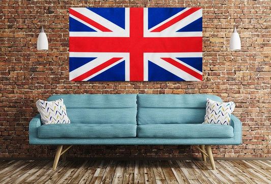 United Kingdom Flag Image Printed Onto A Single Panel Canvas - SPC39 - Art Fever - Art Fever