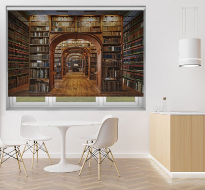 Upper Lausitzian Library of Sciences Printed Picture Photo Roller Blind - 1X1701682 - Pictufy - Art Fever