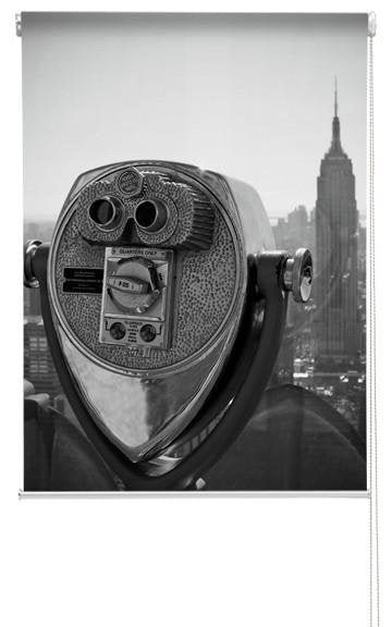 View out to New York Printed Picture Photo Roller Blind - RB293 - Art Fever - Art Fever