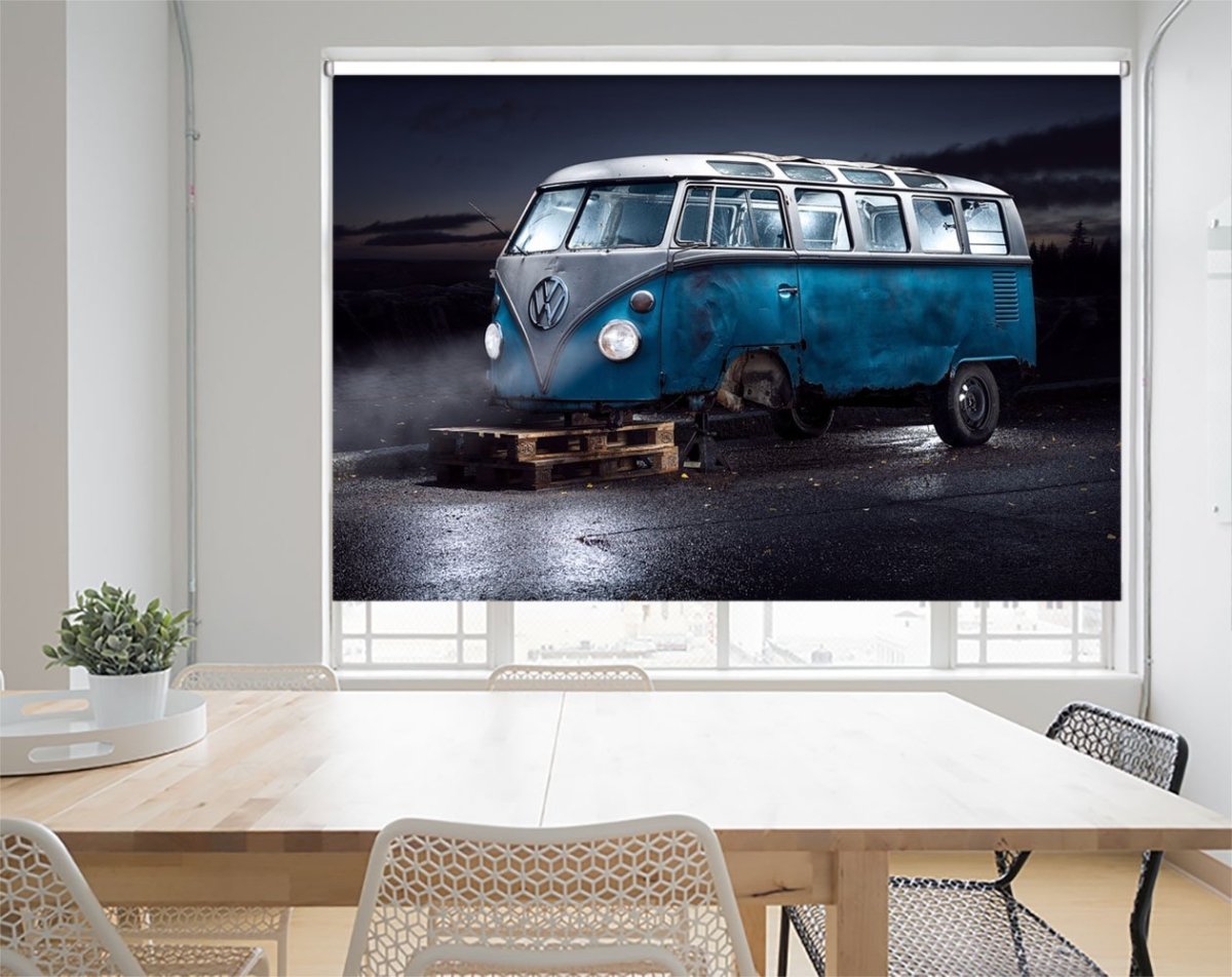 VW Campervan Printed Picture Photo Roller Blind - 1X1402498 - Art Fever - Art Fever