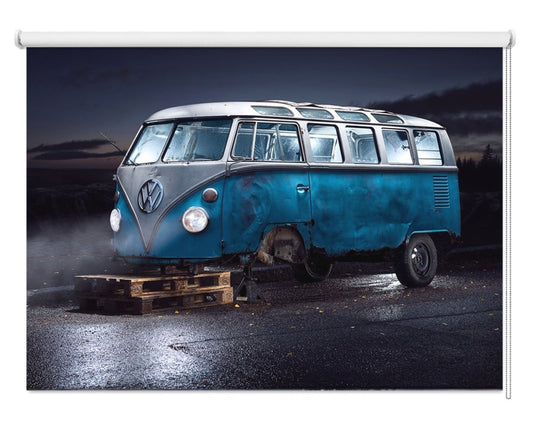 VW Campervan Printed Picture Photo Roller Blind - 1X1402498 - Art Fever - Art Fever