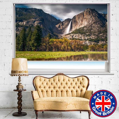 Waterfall Mountain Nature Scene Printed Picture Photo Roller Blind - RB628 - Art Fever - Art Fever