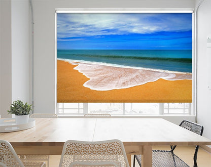 Waves on the Tropical Beach Printed Picture Photo Roller Blind - 1X33418 - Art Fever - Art Fever