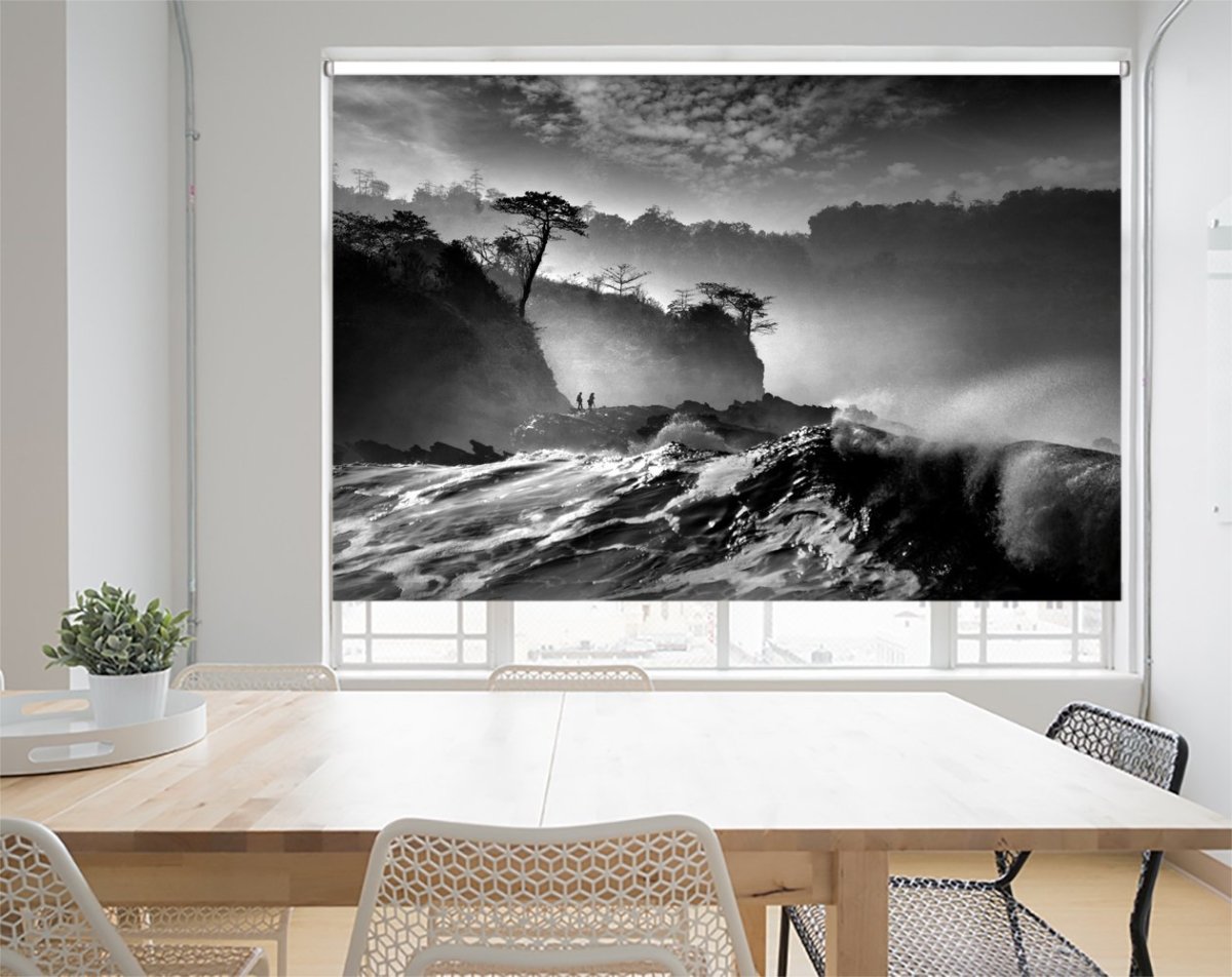 Waves Present That Morning Printed Picture Photo Roller Blind - 1X165378 - Art Fever - Art Fever