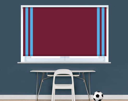 West Ham Football colours Image Printed Picture Photo Roller Blind - RB950 - Art Fever - Art Fever