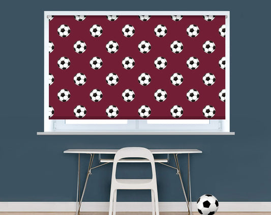 West Ham Football Pattern Image Printed Picture Photo Roller Blind - RB949 - Art Fever - Art Fever