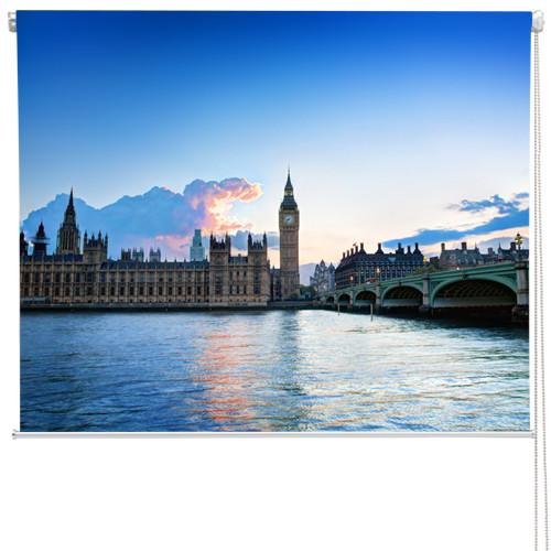 Westminster at sunset Printed Picture Photo Roller Blind - RB265 - Art Fever - Art Fever