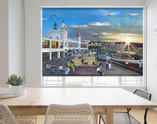 Whitley Bay Spanish City by Pam Morton Printed Picture Roller Blind - RB865 - Art Fever - Art Fever