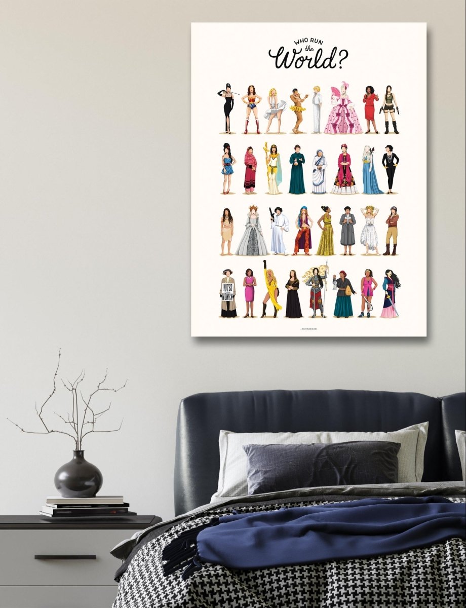 Who Run the World 💃Canvas Print Picture Wall Art - 1X2624968 - Art Fever - Art Fever