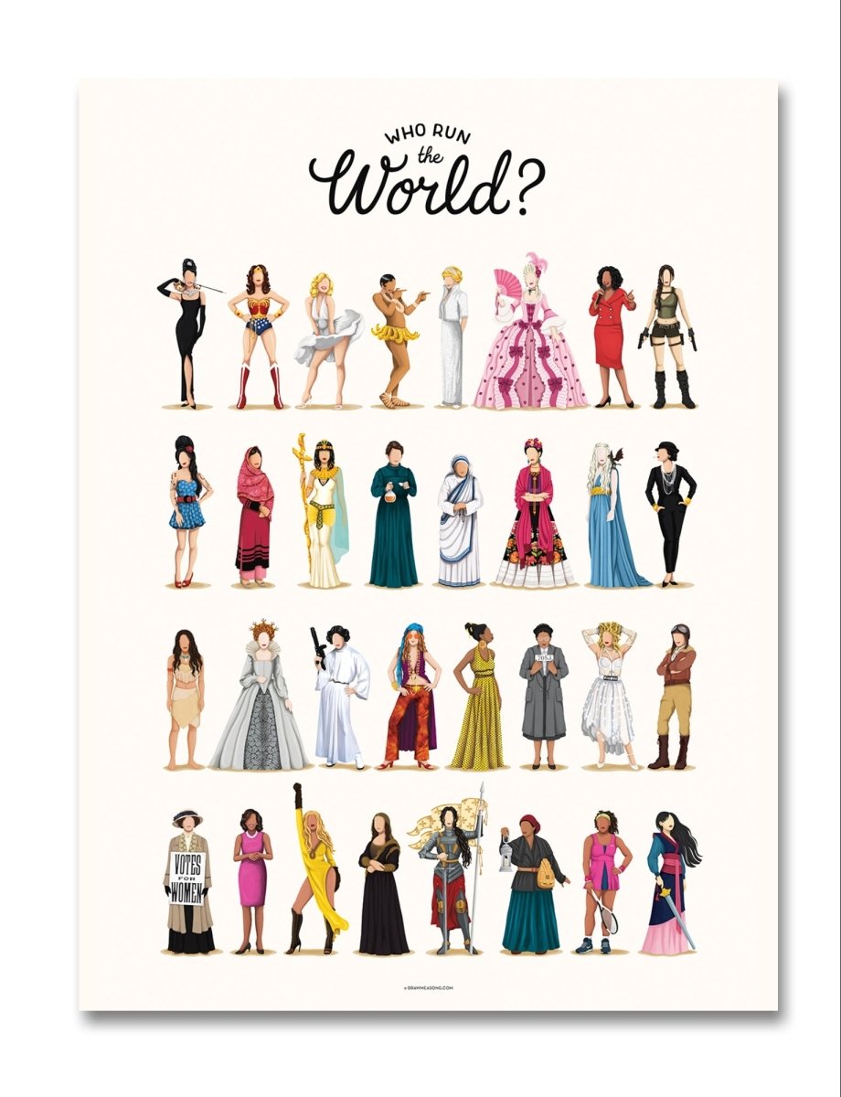 Who Run the World 💃Canvas Print Picture Wall Art - 1X2624968 - Art Fever - Art Fever