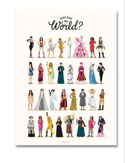Who Run the World Canvas Print Picture Wall Art - 1X2624968 - Art Fever - Art Fever