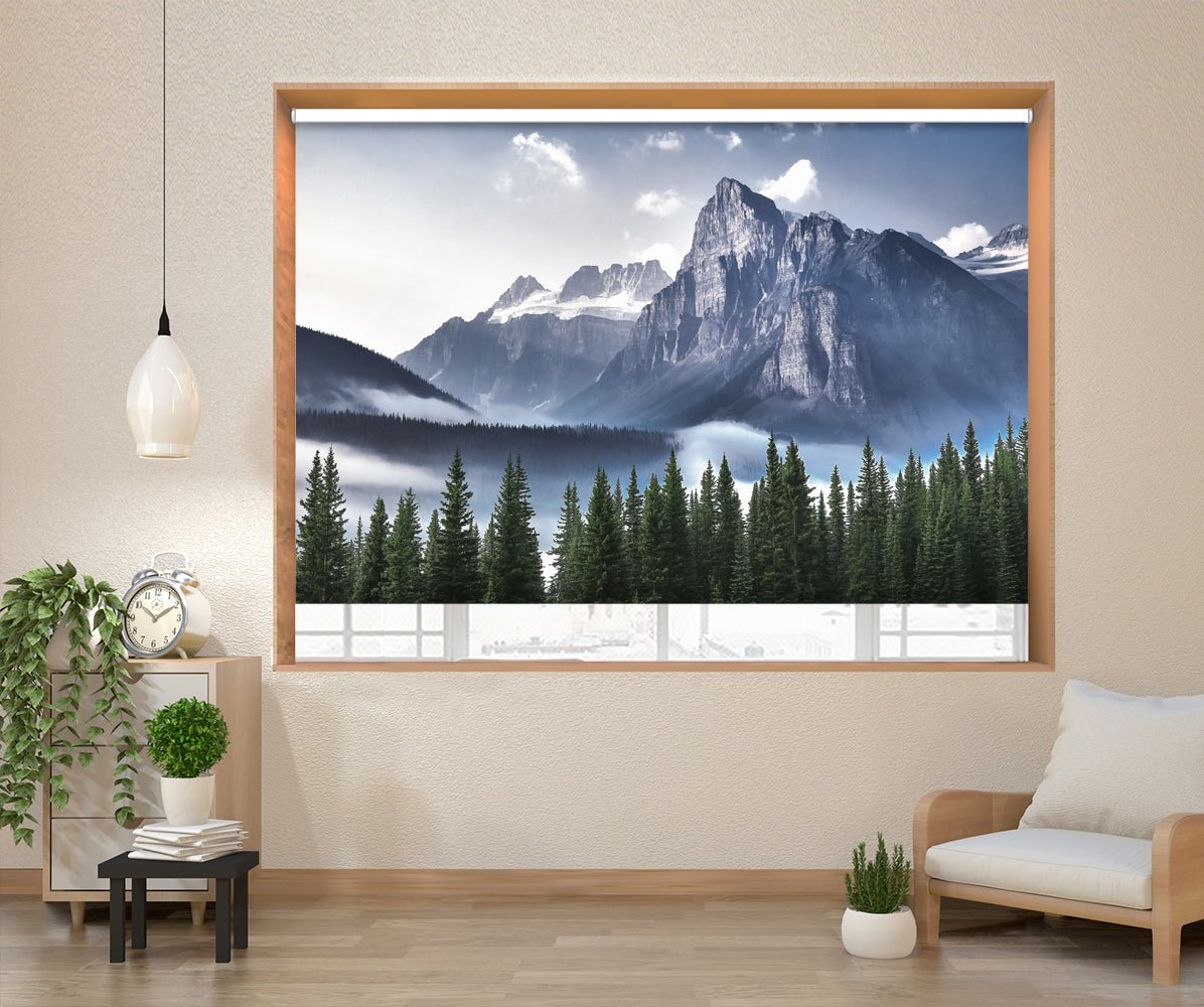 Wild and Free Mountain Landscape Printed Picture Photo Roller Blind - 1X2239026 - Art Fever - Art Fever