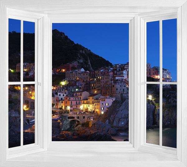 WIM294 - window frame view of the beautiful Cinque Terre - Art Fever - Art Fever