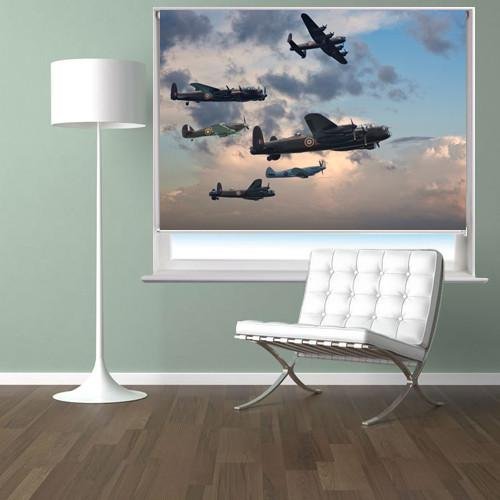 WW2 fighter planes Printed Picture Photo Roller Blind - RB236 - Art Fever - Art Fever