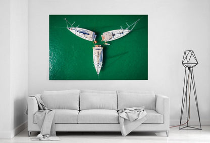 Yacht Triangle Canvas Print Wall Art - 1X2069344 - Art Fever - Art Fever