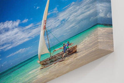 Zanzibar Dhow India Ocean Canvas Print Picture - 1X1825859 - Art Fever - Art Fever