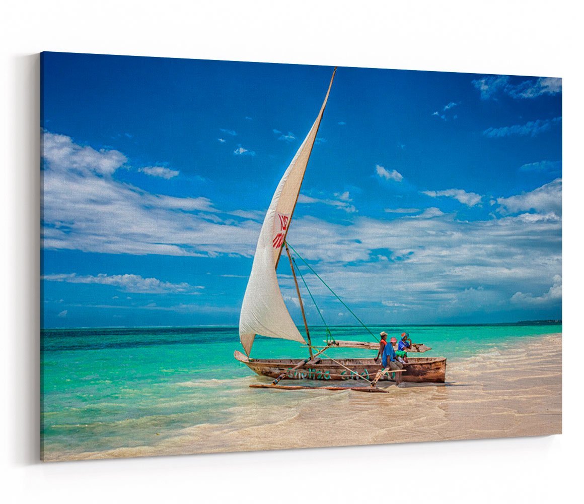 Zanzibar Dhow India Ocean Canvas Print Picture - 1X1825859 - Art Fever - Art Fever